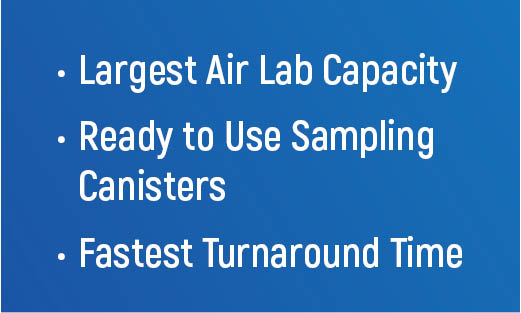 Pace Analytical Air Testing Facts