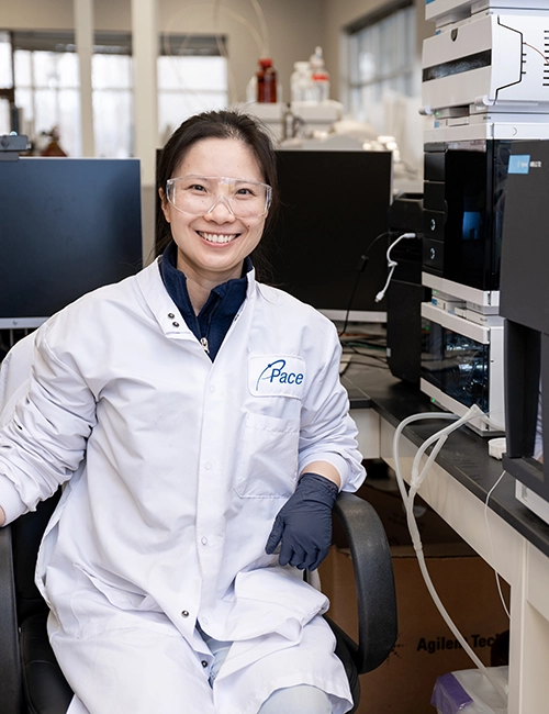 Pace Scientist working in laboratory.