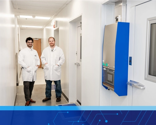 Pace Life Sciences Scientists working in Laboratory